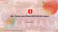 Contoh Judul Skripsi PKN STAN Per Jurusan