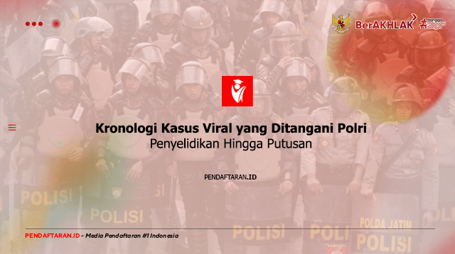 Kronologi Kasus Viral yang Ditangani Polri